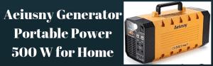 Aeiusny Generator Portable Power 500 W for Home