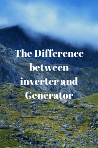 difference between Inverter and Generator