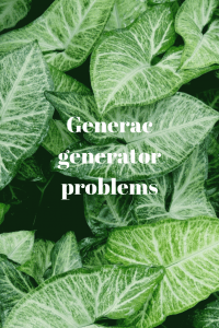  Generac generator problems 