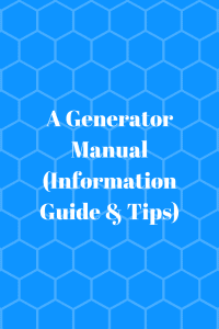 A Generator Manual (Information)