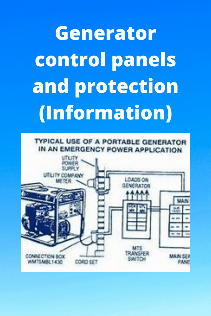 Generator control panels and protection (Information)