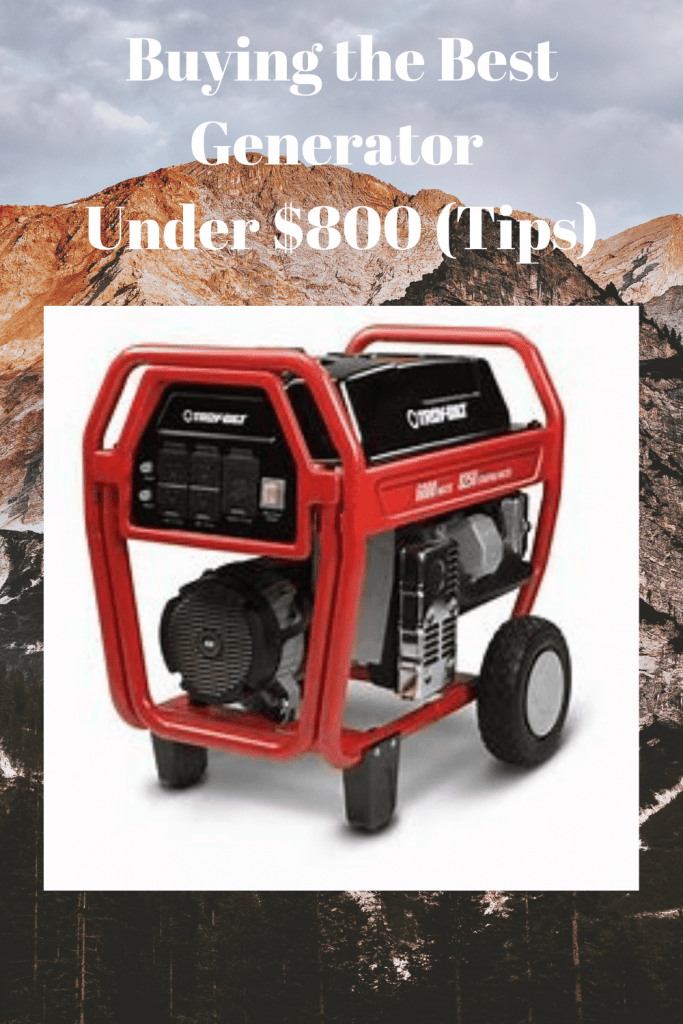 Best Generator Under $800